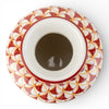 Danny's Fine Porcelain Home Decor Danny's Fine Porcelain Porcelain Round Tissue Box-Red Rust Fishnet