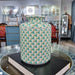 Danny's Fine Porcelain Home Decor Danny's Fine Porcelain Porcelain Round Tissue Box-Teal Fishnet
