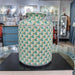 Danny's Fine Porcelain Home Decor Danny's Fine Porcelain Porcelain Round Tissue Box-Teal Fishnet