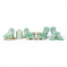 Danny's Fine Porcelain Home Decor Danny's Fine Porcelain Porcelain Round Tissue Box-Teal Fishnet
