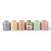 Danny's Fine Porcelain Home Decor Danny's Fine Porcelain Porcelain Round Tissue Box-Teal Fishnet