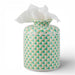 Danny's Fine Porcelain Home Decor Danny's Fine Porcelain Porcelain Round Tissue Box-Teal Fishnet