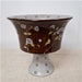 Danny's Fine Porcelain Home Decor Danny's Fine Porcelain Porcelain Round Vase Floral Print Ii - C260 - CLOSEOUT SAMPLE SALE