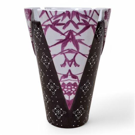 Danny's Fine Porcelain Home Decor Danny's Fine Porcelain Porcelain Round Vase Kimono [le] - A563 - CLOSEOUT SAMPLE SALE