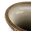 Danny's Fine Porcelain Home Decor Danny's Fine Porcelain Porcelain Round Vase with Bronze Ormolu - Blue Scroll
