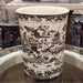 Danny's Fine Porcelain Home Decor Danny's Fine Porcelain Porcelain Round Waste Bin In Black And White Willow Pattern 14229