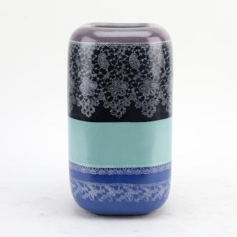 Danny's Fine Porcelain Home Decor Danny's Fine Porcelain Porcelain Rounded Square Vase - 6 [limited - CLOSEOUT SAMPLE SALE