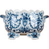 Danny's Fine Porcelain Home Decor Danny's Fine Porcelain Porcelain Scallop Edged Basin - Casey Azure 13971