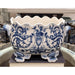 Danny's Fine Porcelain Home Decor Danny's Fine Porcelain Porcelain Scallop Edged Basin - Casey Azure 13971