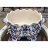 Danny's Fine Porcelain Home Decor Danny's Fine Porcelain Porcelain Scallop Edged Basin - Casey Azure 13971