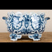Danny's Fine Porcelain Home Decor Danny's Fine Porcelain Porcelain Scallop Edged Basin - Casey Azure 13971