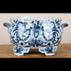 Danny's Fine Porcelain Home Decor Danny's Fine Porcelain Porcelain Scallop Edged Basin - Casey Azure 13971