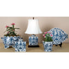 Danny's Fine Porcelain Home Decor Danny's Fine Porcelain Porcelain Scallop Edged Basin - Casey Azure 13971