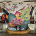Danny's Fine Porcelain Home Decor Danny's Fine Porcelain Porcelain Scalloped Bowl with Ormolu Base-Tobacco Leaf A Vibrant Porcelain