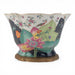 Danny's Fine Porcelain Home Decor Danny's Fine Porcelain Porcelain Scalloped Bowl with Ormolu Base-Tobacco Leaf A Vibrant Porcelain
