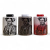 Danny's Fine Porcelain Home Decor Danny's Fine Porcelain Porcelain Set of 3 Jars Portrait Iii - B880 - CLOSEOUT SAMPLE SALE