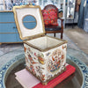 Danny's Fine Porcelain Home Decor Danny's Fine Porcelain Porcelain Square Hinged Tissue Box with Bronze Ormolu - Regency