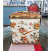 Danny's Fine Porcelain Home Decor Danny's Fine Porcelain Porcelain Square Hinged Tissue Box with Bronze Ormolu - Regency