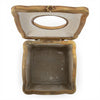 Danny's Fine Porcelain Home Decor Danny's Fine Porcelain Porcelain Square Hinged Tissue Box with Bronze Ormolu - Regency