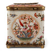 Danny's Fine Porcelain Home Decor Danny's Fine Porcelain Porcelain Square Hinged Tissue Box with Bronze Ormolu - Regency