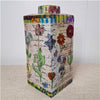 Danny's Fine Porcelain Home Decor Danny's Fine Porcelain Porcelain Square Jar Botanical Print [le] - A3 - CLOSEOUT SAMPLE SALE