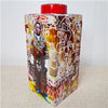 Danny's Fine Porcelain Home Decor Danny's Fine Porcelain Porcelain Square Jar Grafitti [le] - B316 - CLOSEOUT SAMPLE SALE