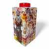 Danny's Fine Porcelain Home Decor Danny's Fine Porcelain Porcelain Square Jar Grafitti [le] - B316 - CLOSEOUT SAMPLE SALE