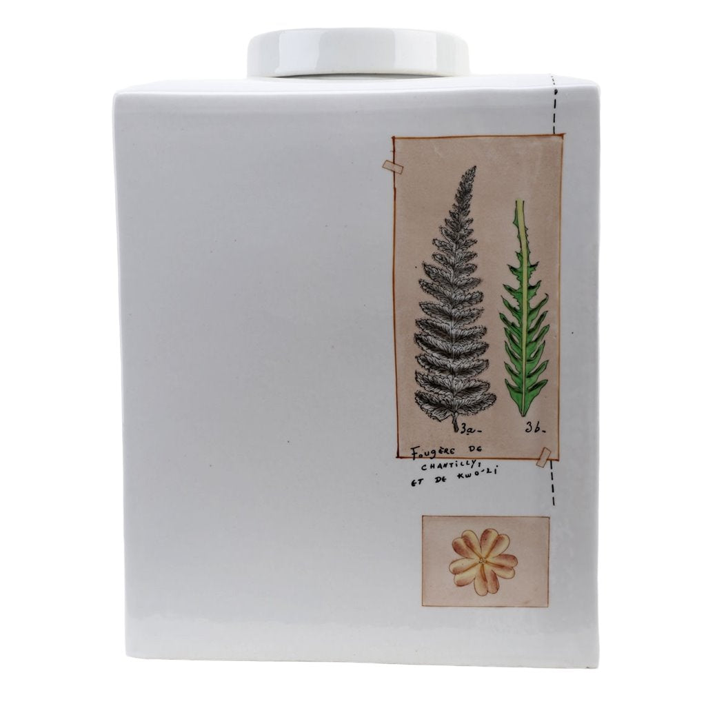Danny's Fine Porcelain Home Decor Danny's Fine Porcelain Porcelain Square Jar - [Limited Edition] 60744