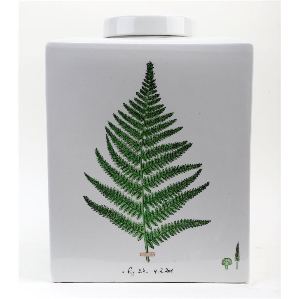 Danny's Fine Porcelain Home Decor Danny's Fine Porcelain Porcelain Square Jar - [Limited Edition] 60744