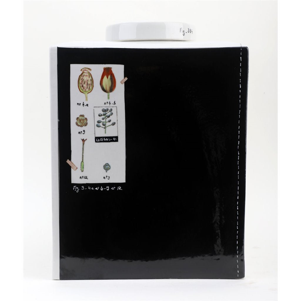 Danny's Fine Porcelain Home Decor Danny's Fine Porcelain Porcelain Square Jar - [Limited Edition] 60744