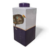 Danny's Fine Porcelain Home Decor Danny's Fine Porcelain Porcelain Square Jar Pheasant - B316 - CLOSEOUT SAMPLE SALE