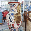 Danny's Fine Porcelain Home Decor Danny's Fine Porcelain Porcelain Swan Handle Vase with Bronze Ormolu - Blossom Scroll