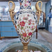 Danny's Fine Porcelain Home Decor Danny's Fine Porcelain Porcelain Swan Handle Vase with Bronze Ormolu - Blossom Scroll