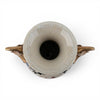 Danny's Fine Porcelain Home Decor Danny's Fine Porcelain Porcelain Swan Handle Vase with Bronze Ormolu - Blossom Scroll