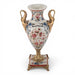 Danny's Fine Porcelain Home Decor Danny's Fine Porcelain Porcelain Swan Handle Vase with Bronze Ormolu - Blossom Scroll