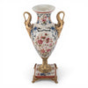 Danny's Fine Porcelain Home Decor Danny's Fine Porcelain Porcelain Swan Handle Vase with Bronze Ormolu - Blossom Scroll