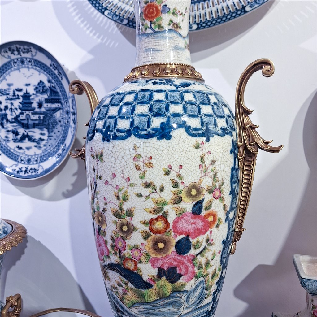 Danny's Fine Porcelain Home Decor Danny's Fine Porcelain Porcelain Tall Vase
