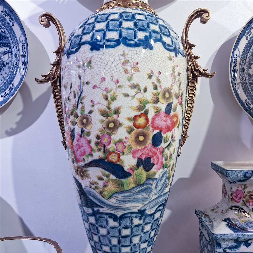 Danny's Fine Porcelain Home Decor Danny's Fine Porcelain Porcelain Tall Vase