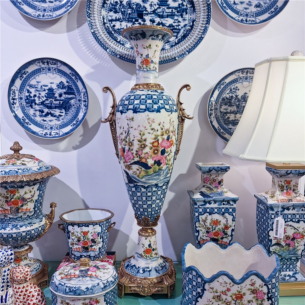Danny's Fine Porcelain Home Decor Danny's Fine Porcelain Porcelain Tall Vase