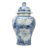 Danny's Fine Porcelain Home Decor Danny's Fine Porcelain Porcelain Temple Jar - Blue And White Mud Stepping Style 51100
