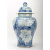 Danny's Fine Porcelain Home Decor Danny's Fine Porcelain Porcelain Temple Jar - Blue And White Mud Stepping Style 51100