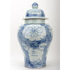 Danny's Fine Porcelain Home Decor Danny's Fine Porcelain Porcelain Temple Jar - Blue And White Mud Stepping Style 51100