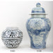 Danny's Fine Porcelain Home Decor Danny's Fine Porcelain Porcelain Temple Jar - Blue And White Mud Stepping Style 51100
