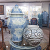 Danny's Fine Porcelain Home Decor Danny's Fine Porcelain Porcelain Temple Jar - Blue And White Mud Stepping Style 51100