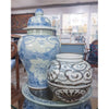 Danny's Fine Porcelain Home Decor Danny's Fine Porcelain Porcelain Temple Jar - Blue And White Mud Stepping Style 51100
