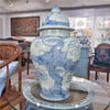 Danny's Fine Porcelain Home Decor Danny's Fine Porcelain Porcelain Temple Jar - Blue And White Mud Stepping Style 51100