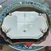Danny's Fine Porcelain Home Decor Danny's Fine Porcelain Porcelain Tray with Bronze Ormolu - Azure Pagoda