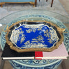 Danny's Fine Porcelain Home Decor Danny's Fine Porcelain Porcelain Tray with Bronze Ormolu - Azure Pagoda