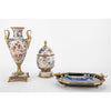 Danny's Fine Porcelain Home Decor Danny's Fine Porcelain Porcelain Tray with Bronze Ormolu - Azure Pagoda