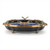 Danny's Fine Porcelain Home Decor Danny's Fine Porcelain Porcelain Tray with Bronze Ormolu - Azure Pagoda